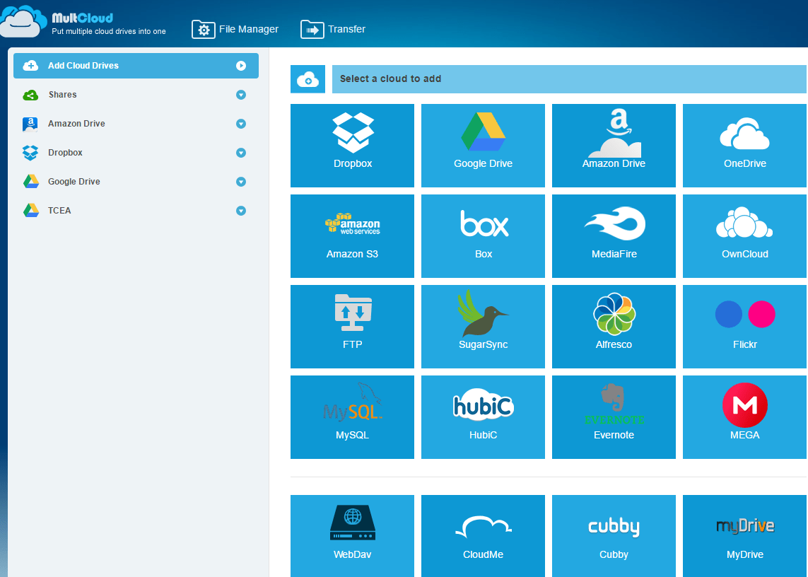 MultCloud  Best Free Multiple Cloud Storage Manager