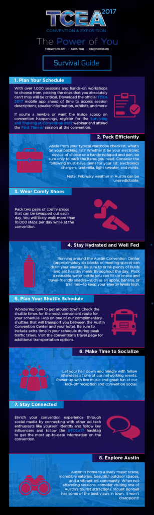 Survival Tips for TCEA 2017 – TCEA TechNotes Blog