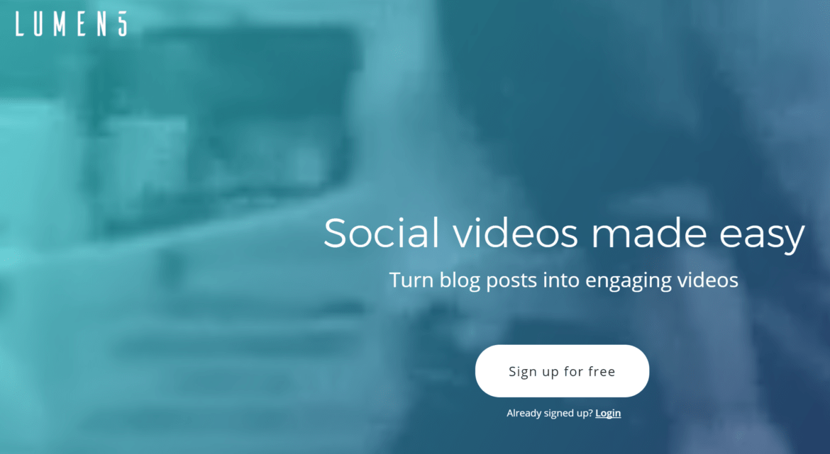 Lumen5-Powered Videos – TCEA TechNotes Blog