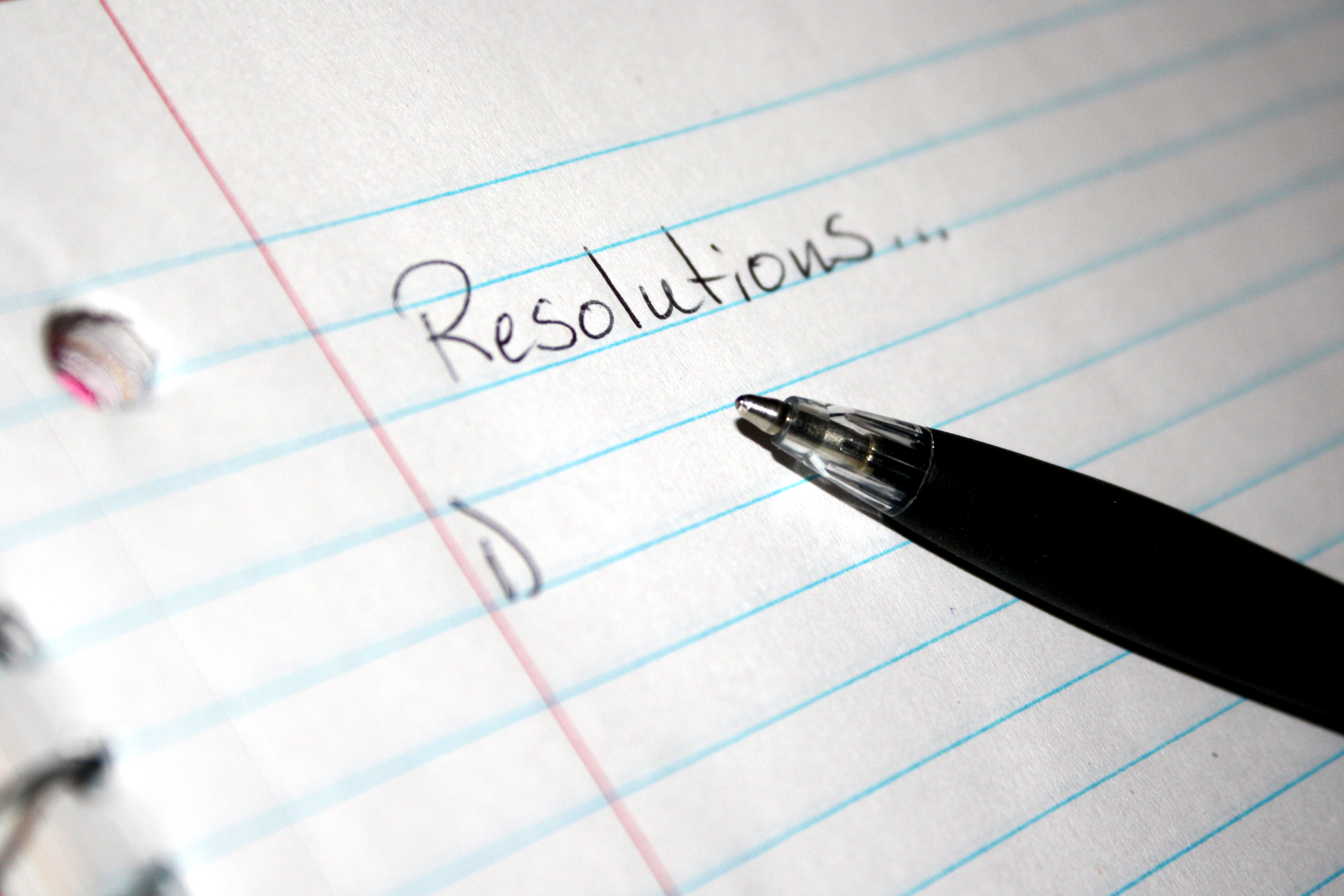 New Year Resolution Blog