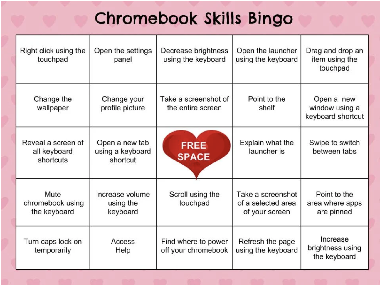 Enhance Your Skills With Chromebook Bingo Technotes Blog