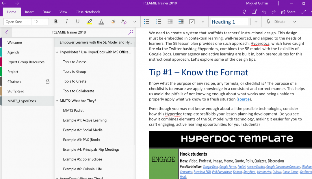 google docs onenote