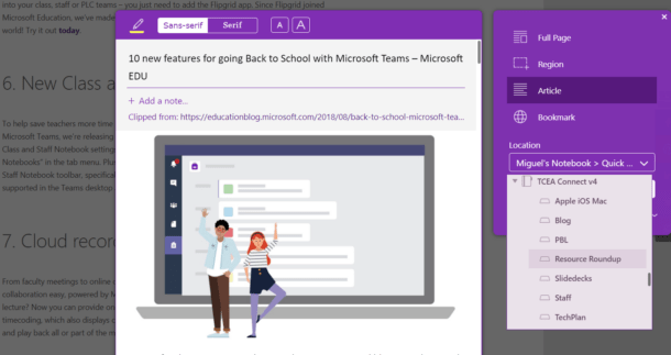 Five OneNote Hacks for Your Classroom – TCEA TechNotes Blog