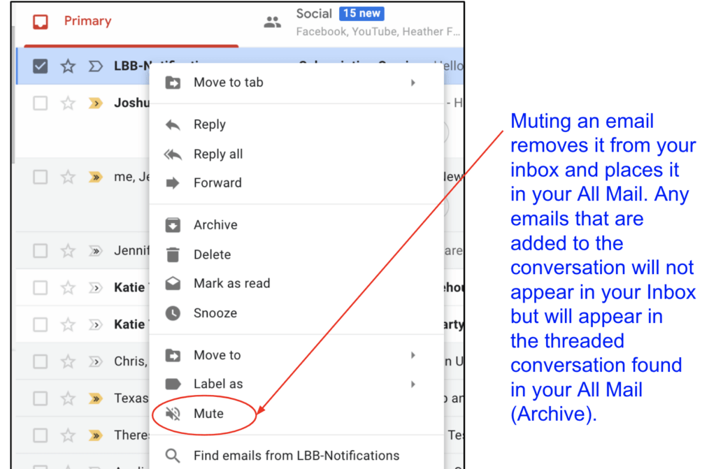 Mute Gmail Archives • TechNotes Blog