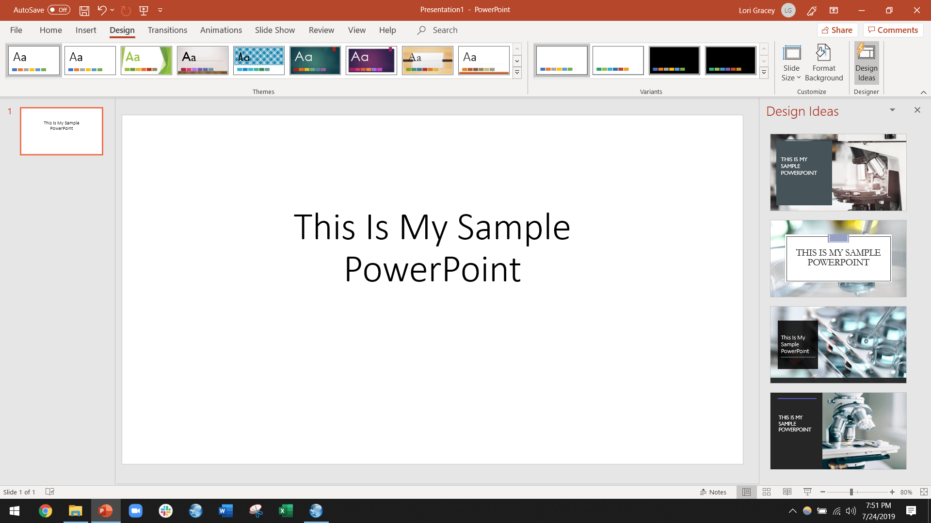 PowerPoint features