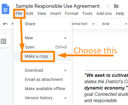 Tcea Responds Making Copies Of Google Docs Technotes Blog