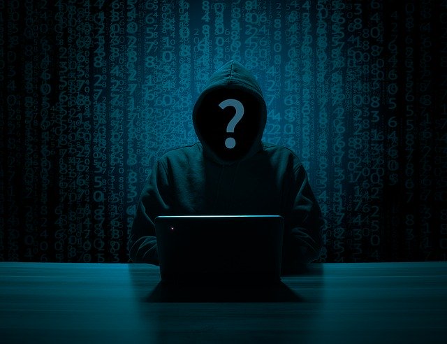 Image of mysterious hacker