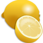 1 whole lemon and 1 half lemon