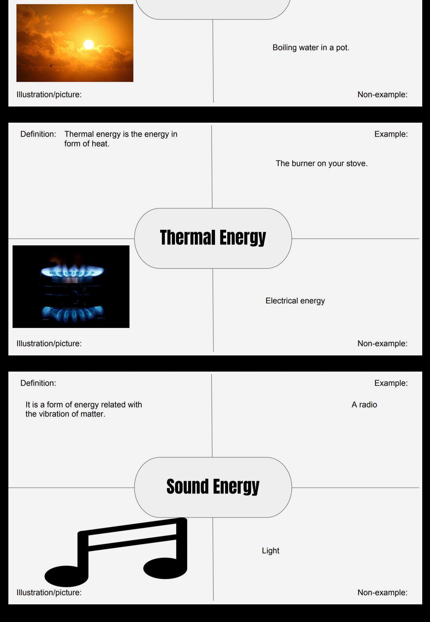 Four square writing template. by Kelley's Klassroom