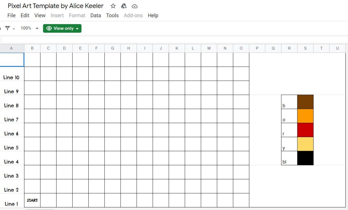 Spreadsheet, google Docs, Microsoft Excel, Minecraft, pixel Art, Template,  , Gaming, drawing, technology