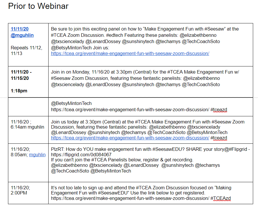 Panel Discussion Template