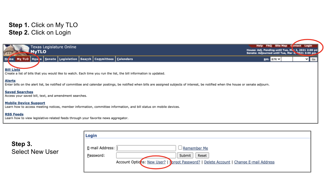 The Texas Legislature Online Tool • TechNotes Blog