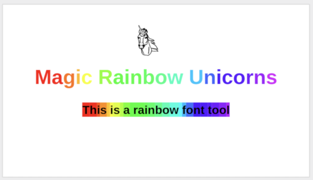magic rainbow unicorn add-on