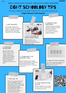 Helpful Schoology Tips from #SchoologyChat – TCEA TechNotes Blog