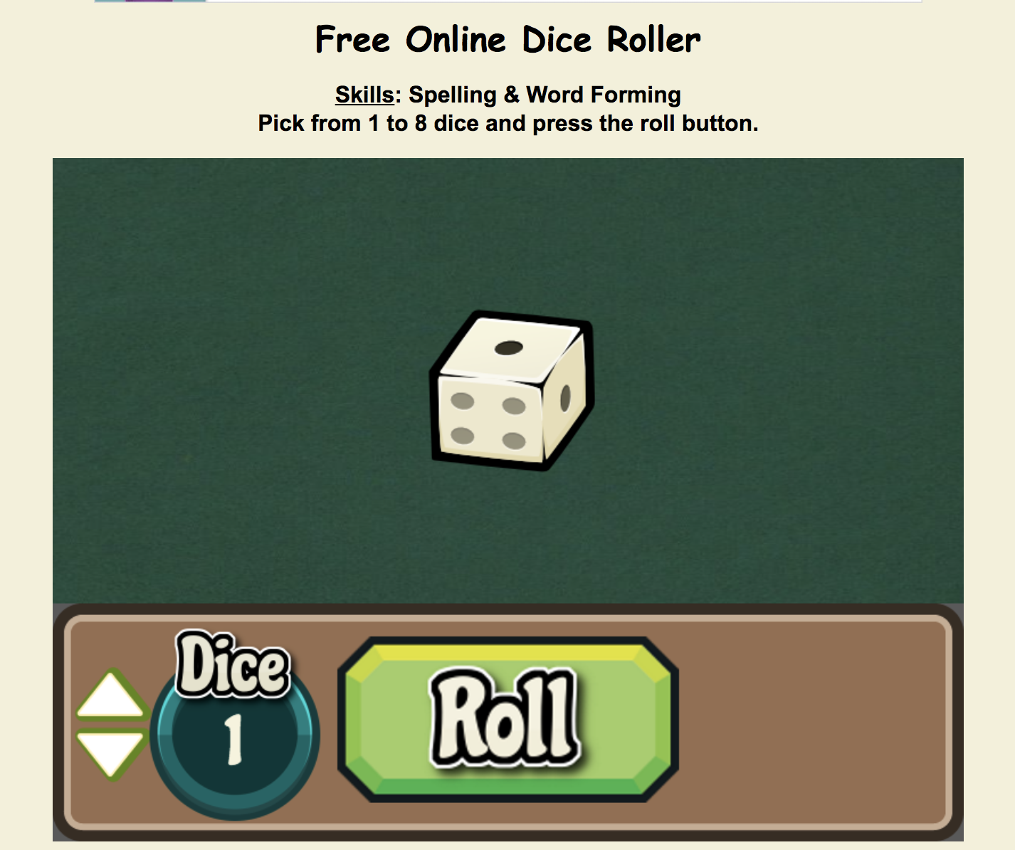 Try Your Luck With Five Free Virtual Dice TCEA TechNotes Blog Try Your Luck With Five Free Virtual Dice TCEA TechNotes Blog