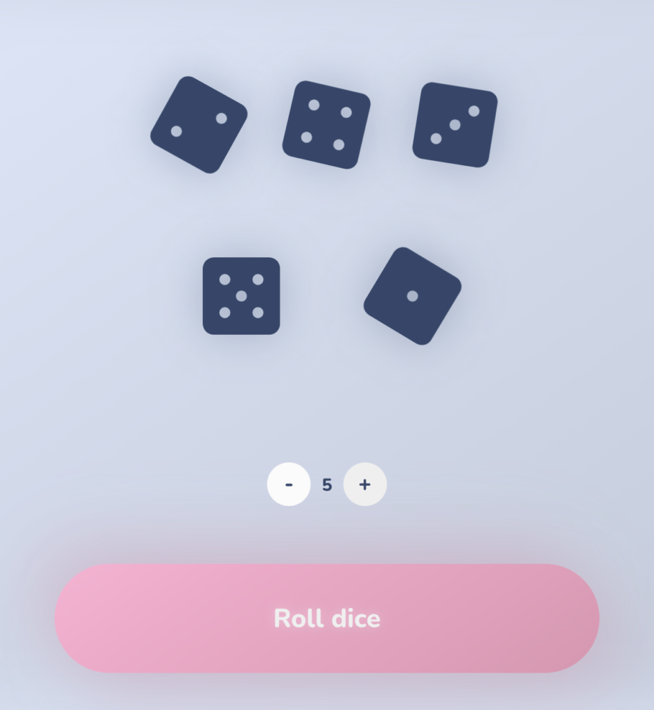 Roll Dice by diceapp.io