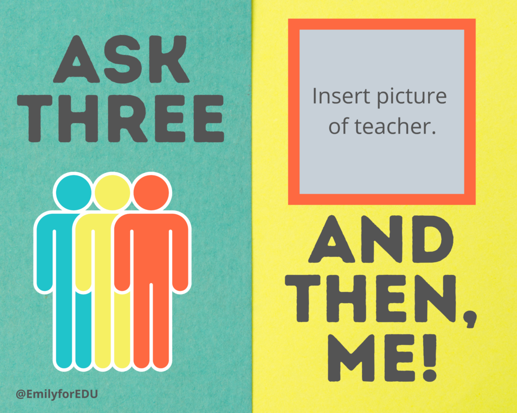 Ask three and then me - prevent interruption