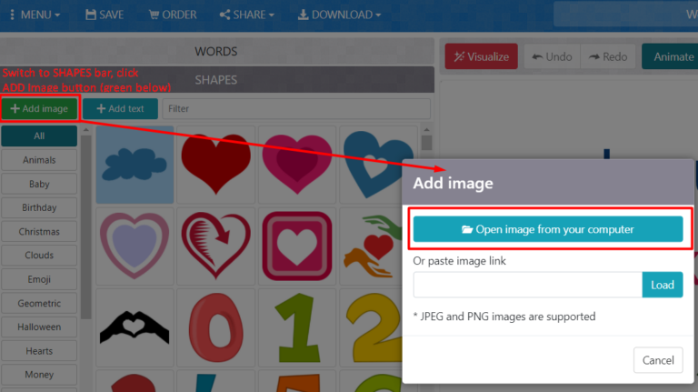 Shape Word Clouds Made Easy – TCEA TechNotes Blog