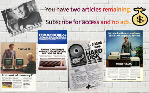 Assorted paywall messages
