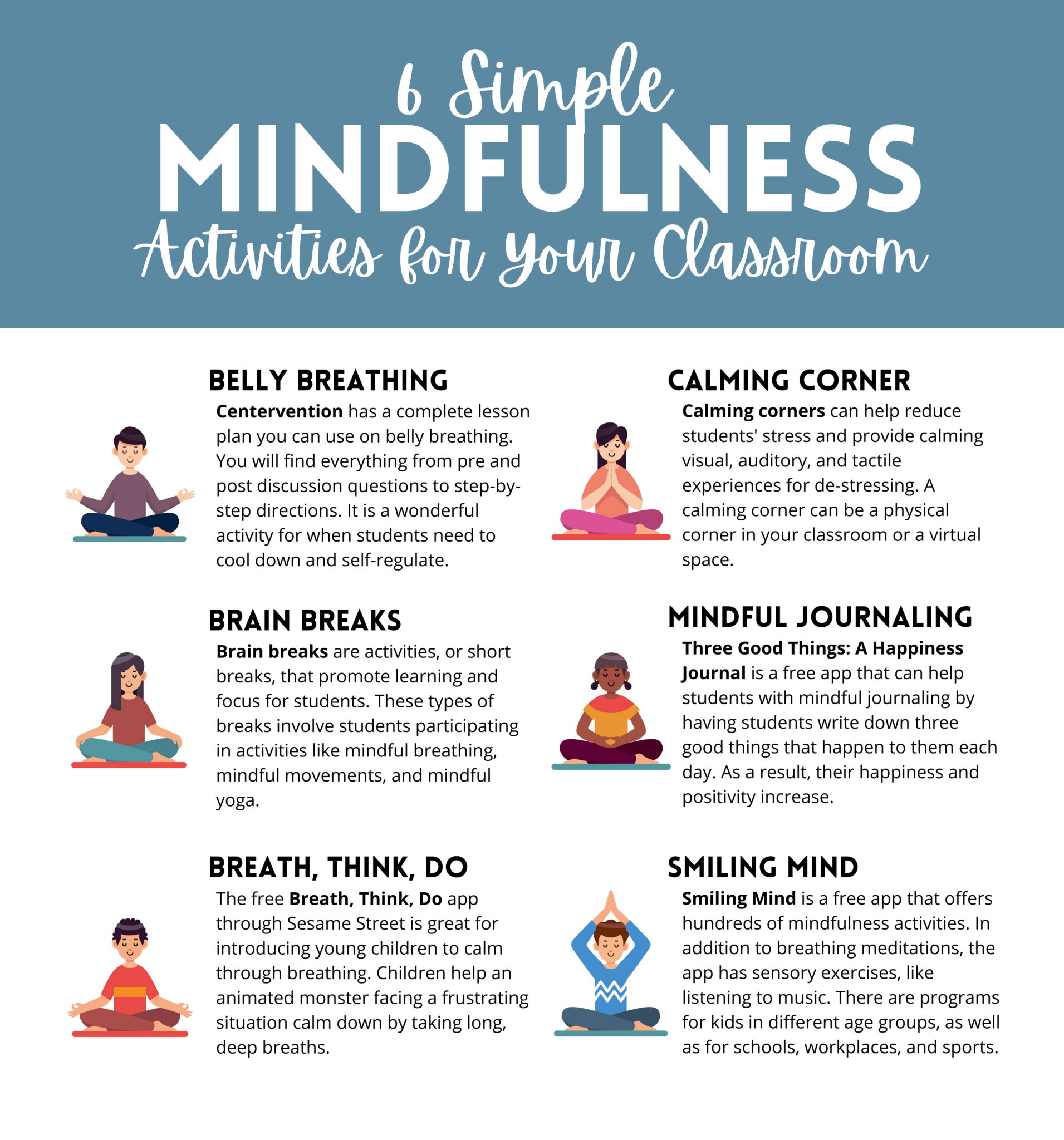Six Simple Mindfulness Activities for Your Classroom • TechNotes Blog