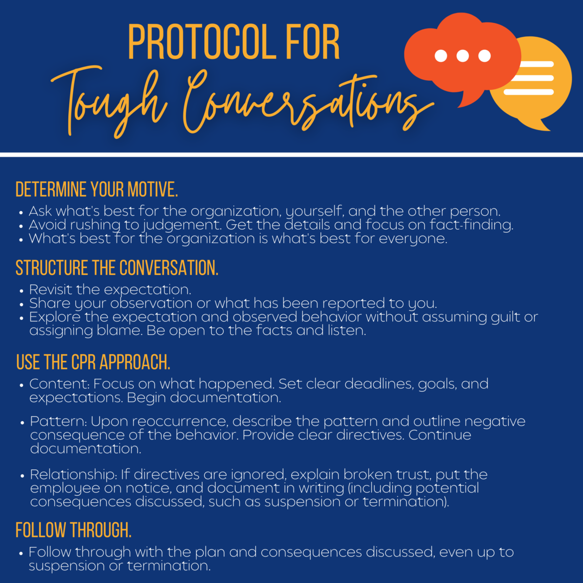 Embracing Confrontation: A Protocol for Tough Conversations • TechNotes ...