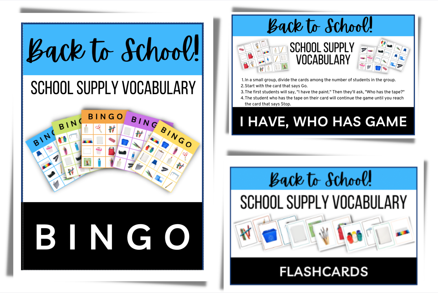 Vocabulary List #3 Bingo Card