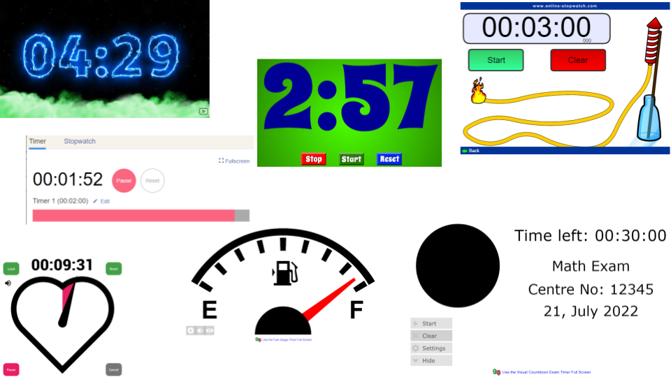 Best Online Classroom Timers to Use with Students - Educators Technology