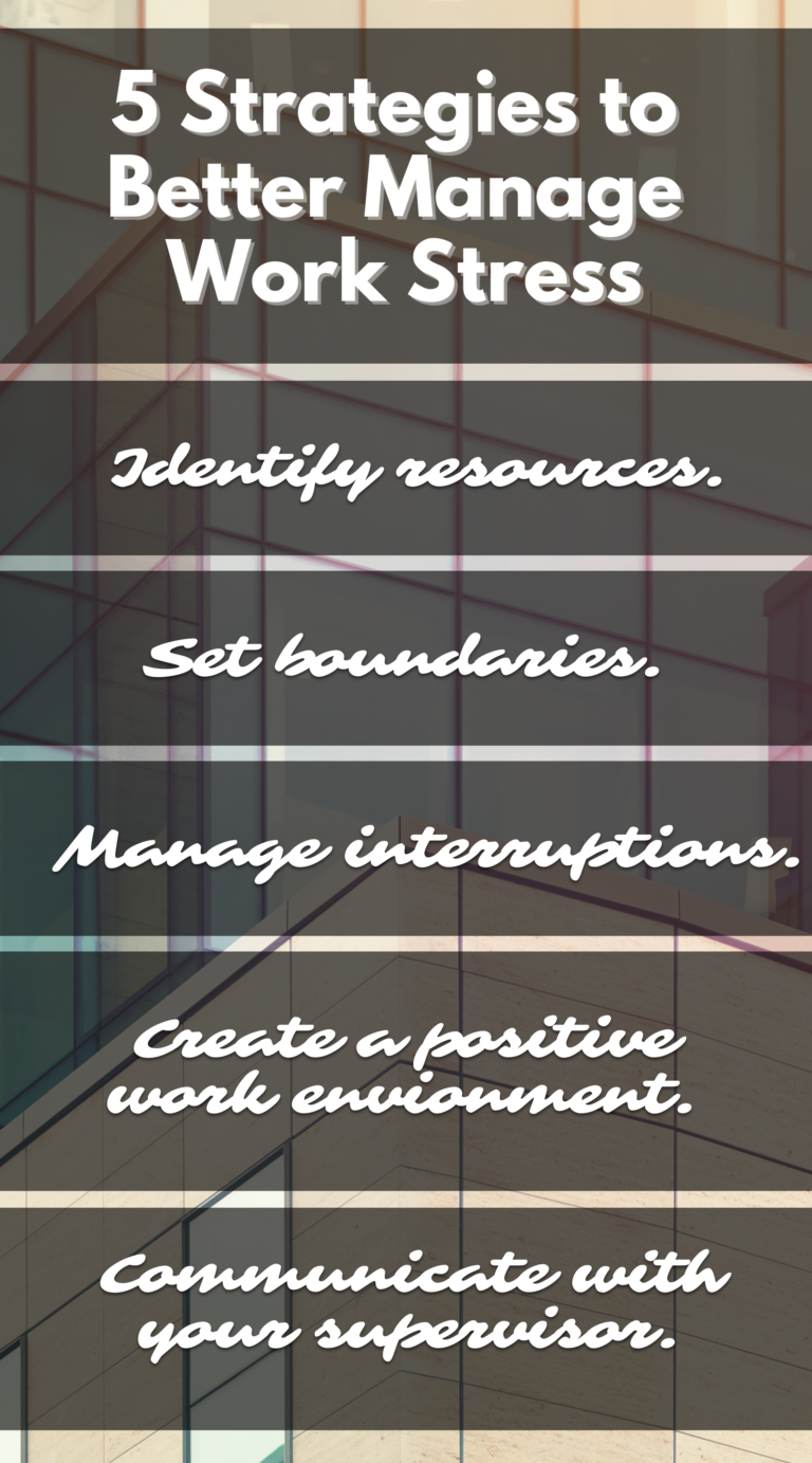 Five Strategies to Better Manage Work Stress – TCEA TechNotes Blog