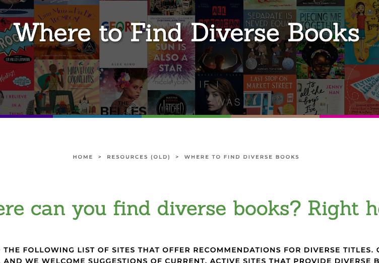 where to find diverse books