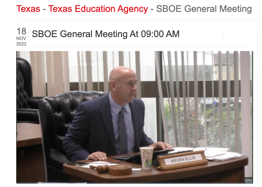 SBOE General Meeting Video 