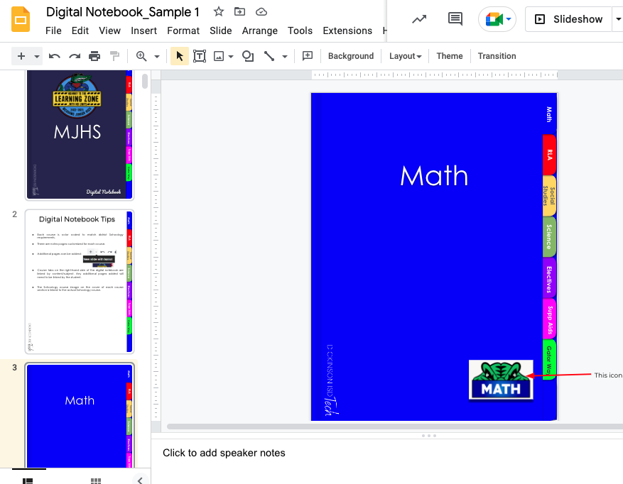 digital assignment notebook app