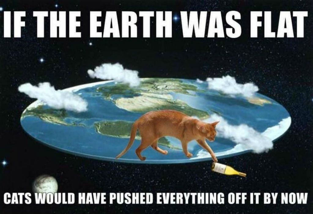 flat earth science denial