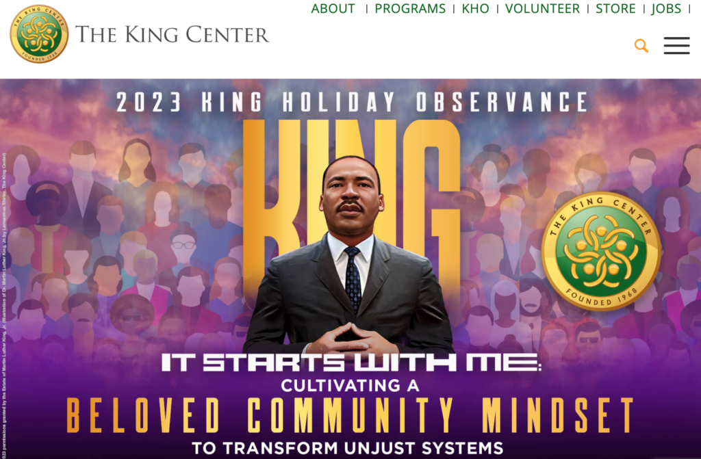 The King Center's MLK Jr. Day Theme for 2023