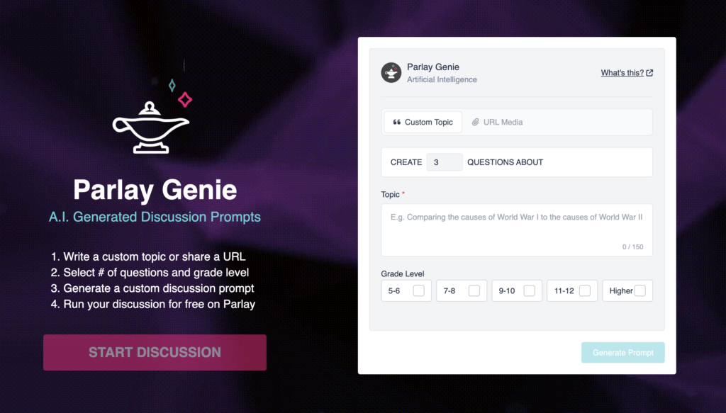 Parlay Genie Home Page