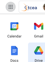 Where to access your google calendar