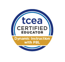TCEA's PBL certified educator badge