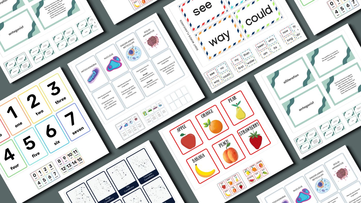 Custom Flashcards  Design, Print, and Share Flashcards with Canva