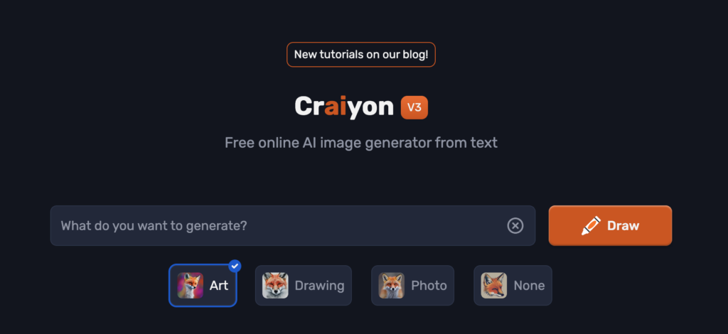 Image of Craiyon AI Tool Image Generator 