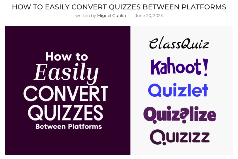 How to Easily Convert Quizzes Between Platforms