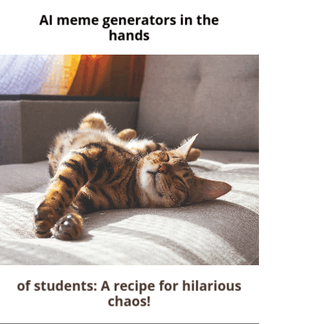 Memes for classroom activities