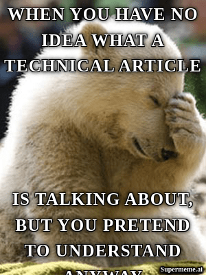Meme with a bear illustrating a classroom activity on vocabulary