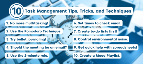 10 Task Management Tips, Tricks, and Techniques – TCEA TechNotes Blog