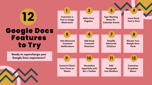 12 Google Docs Features to Infuse Style, Efficiency, and Fun – TCEA ...
