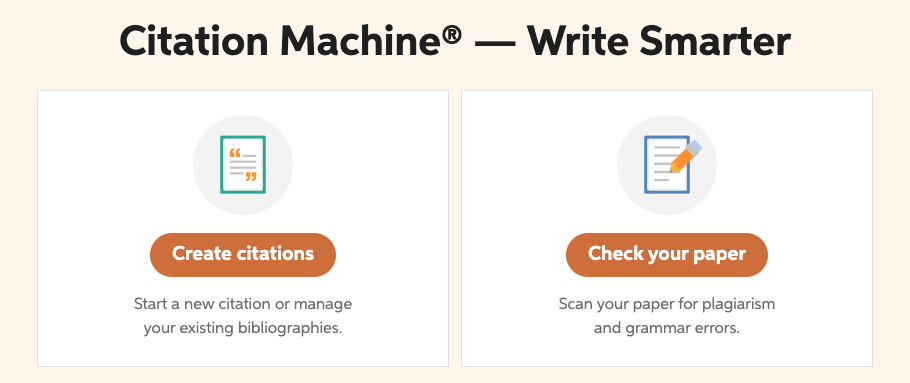 Citation Machine is an online freemium tool that is good for beginners.