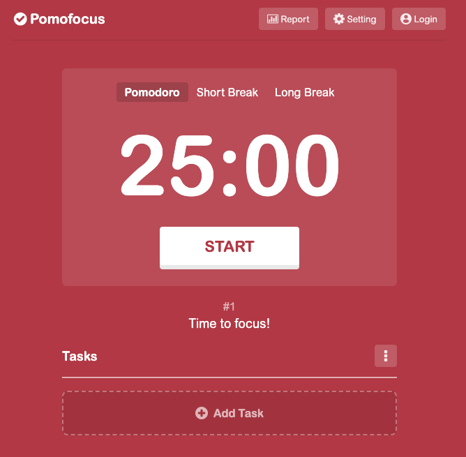 Pomofocus Timer offers an effective task management method for timing tasks and breaks.