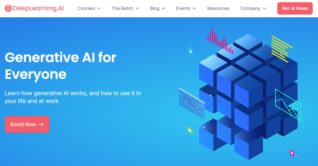 DeepLearning.AI Free Generative AI for Everyone Course
