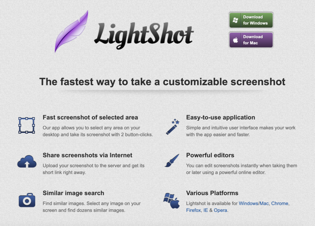Lightshot Firefox extension makes screenshots easy.