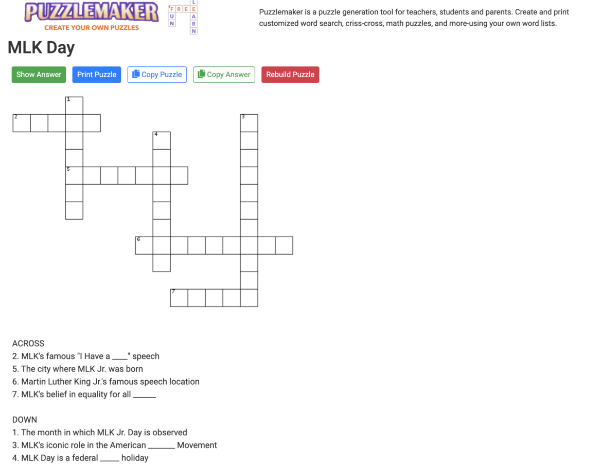 Five Free Crossword Puzzle Makers TCEA TechNotes Blog Five Free Crossword Puzzle Makers TCEA TechNotes Blog