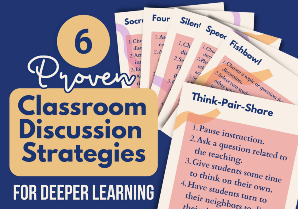 "Proven Classroom Discussion Strategies for Deeper Learning" TechNotes article featured image