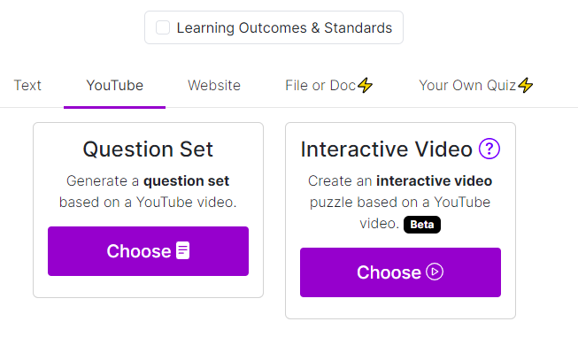 QuestionWell is an AI tool that provides teachers the chance to generate questions from a YouTube video.